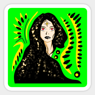 third eye foresight ecopop miracle woman mystic arts Sticker